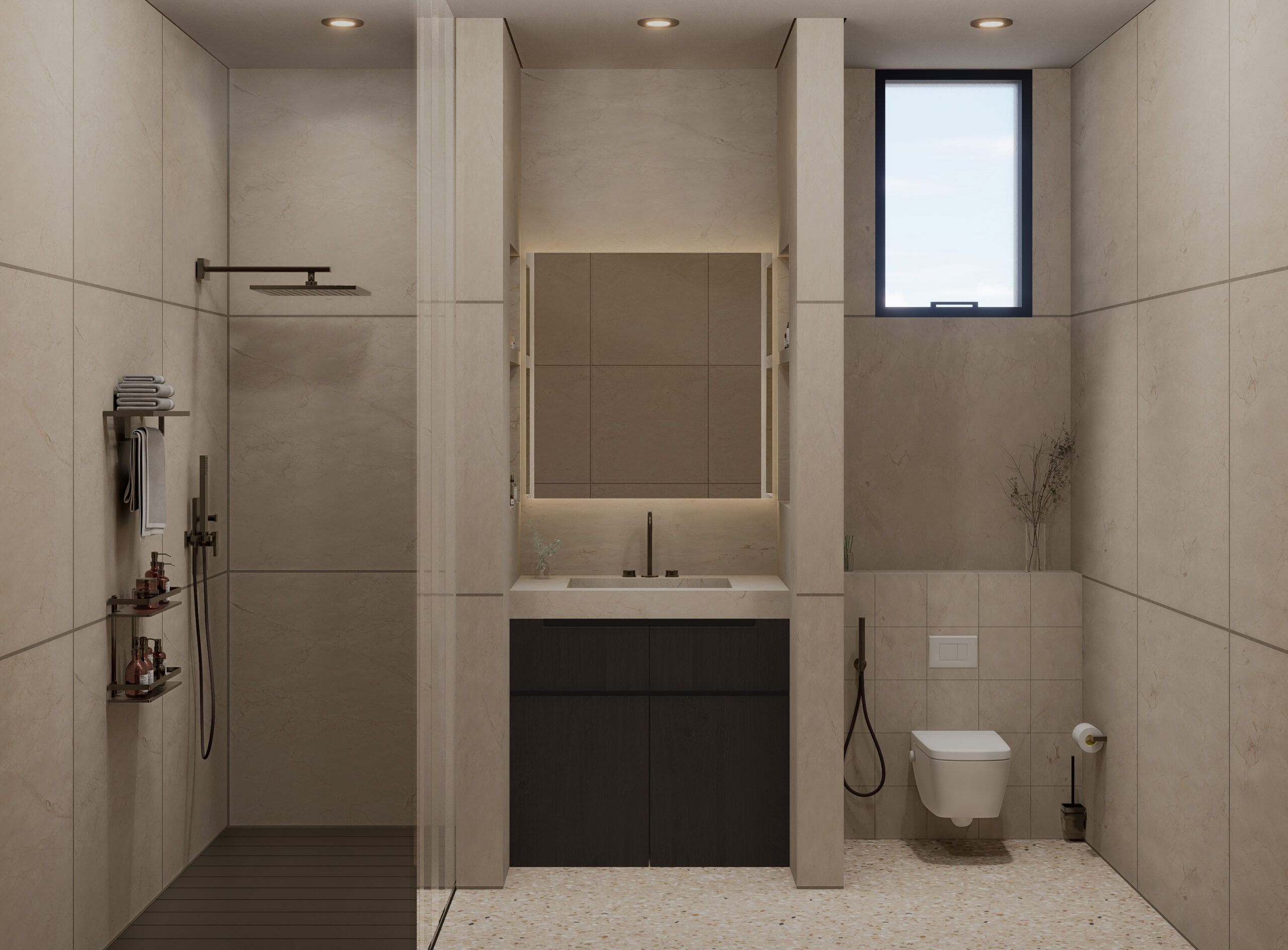 white stone-bathroom